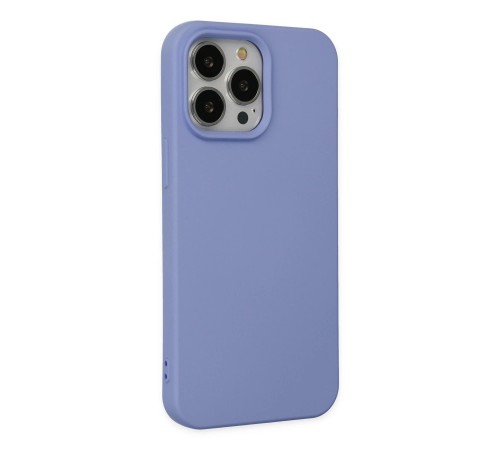 iPhone 14 Pro Kılıf Nano içi Kadife Silikon - Lila