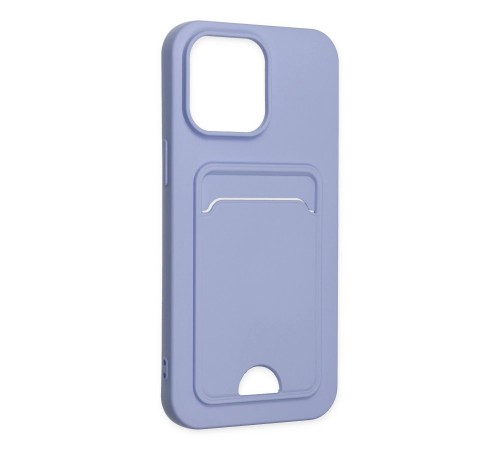 iPhone 14 Pro Kılıf Kelvin Kartvizitli Silikon - Lila iPhone 14 Pro Kılıf Kelvin Kartvizitli Silikon - Lila