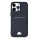 iPhone 14 Pro Kılıf Kelvin Kartvizitli Silikon - Lacivert