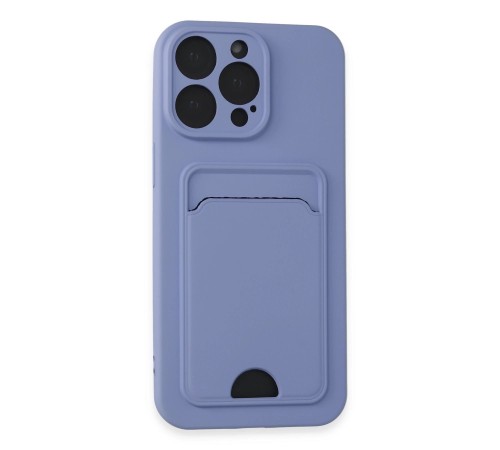 iPhone 14 Pro Max Kılıf Kelvin Kartvizitli Silikon - Lila iPhone 14 Pro Max Kılıf Kelvin Kartvizitli Silikon - Lila