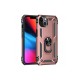 iPhone 14 Kılıf Sofya Yüzüklü Silikon Kapak - Rose