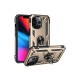 iPhone 14 Pro Kılıf Sofya Yüzüklü Silikon Kapak - Gold