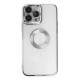 iPhone 14 Pro Kılıf Slot Silikon - Gümüş