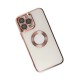 iPhone 14 Pro Kılıf Slot Silikon - Rose Gold