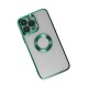 iPhone 14 Pro Kılıf Slot Silikon - Köknar Yeşili