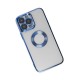 iPhone 14 Pro Max Kılıf Slot Silikon - Mavi