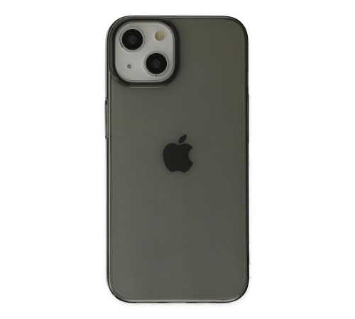 iPhone 14 Plus Kılıf Pc Sert Şeffaf Kapak - Siyah iPhone 14 Plus Kılıf Pc Sert Şeffaf Kapak - Siyah