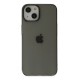 iPhone 14 Plus Kılıf Pc Sert Şeffaf Kapak - Siyah