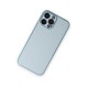 iPhone 14 Pro Kılıf Coco Deri Silikon Kapak - Sky Blue