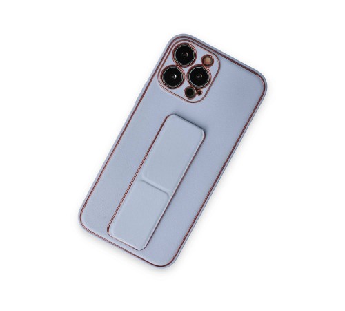 iPhone 14 Pro Kılıf Coco Deri Standlı Kapak - Sky Blue iPhone 14 Pro Kılıf Coco Deri Standlı Kapak - Sky Blue