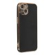 iPhone 14 Kılıf Volet Silikon - Siyah