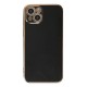 iPhone 14 Kılıf Volet Silikon - Siyah