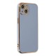 iPhone 14 Kılıf Volet Silikon - Mavi