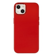 iPhone 14 Plus Kılıf Asya Deri Silikon - Kırmızı