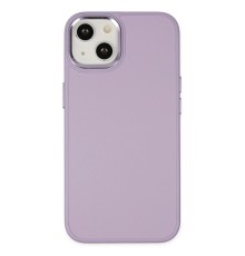 iPhone 14 Plus Kılıf Asya Deri Silikon - Lila