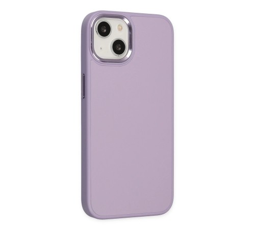 iPhone 14 Plus Kılıf Asya Deri Silikon - Lila iPhone 14 Plus Kılıf Asya Deri Silikon - Lila