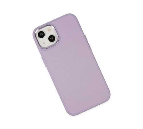 iPhone 14 Plus Kılıf Asya Deri Silikon - Lila iPhone 14 Plus Kılıf Asya Deri Silikon - Lila