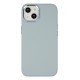 iPhone 14 Plus Kılıf Asya Deri Silikon - Sierra Blue