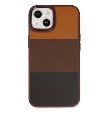 iPhone 14 Plus Kılıf King Kapak - Bordo-Siyah