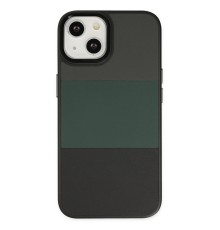 iPhone 14 Plus Kılıf King Kapak - Gri-Siyah