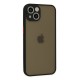 iPhone 14 Kılıf Montreal Silikon Kapak - Siyah