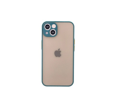 iPhone 14 Kılıf Montreal Silikon Kapak - Yeşil iPhone 14 Kılıf Montreal Silikon Kapak - Yeşil