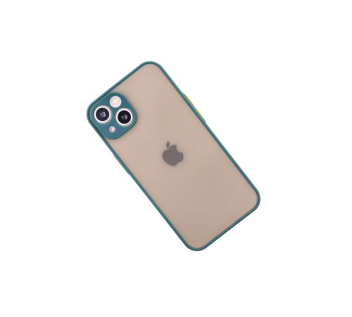 iPhone 14 Kılıf Montreal Silikon Kapak - Yeşil iPhone 14 Kılıf Montreal Silikon Kapak - Yeşil