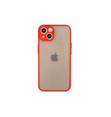 iPhone 14 Kılıf Montreal Silikon Kapak - Kırmızı