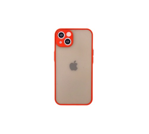 iPhone 14 Kılıf Montreal Silikon Kapak - Kırmızı iPhone 14 Kılıf Montreal Silikon Kapak - Kırmızı