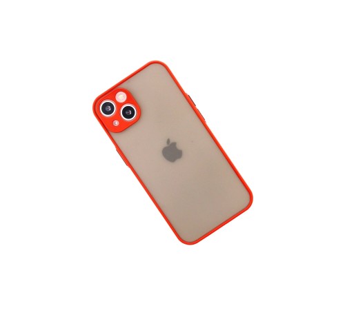 iPhone 14 Kılıf Montreal Silikon Kapak - Kırmızı iPhone 14 Kılıf Montreal Silikon Kapak - Kırmızı