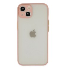 iPhone 14 Plus Kılıf Montreal Silikon Kapak - Pembe