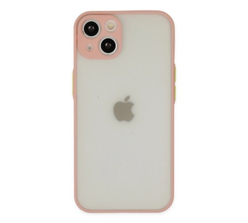 iPhone 14 Plus Kılıf Montreal Silikon Kapak - Pembe iPhone 14 Plus Kılıf Montreal Silikon Kapak - Pembe