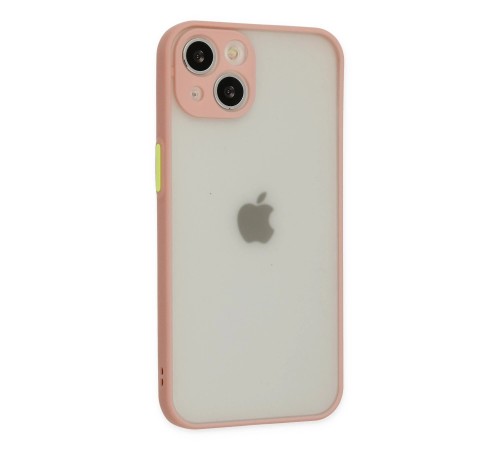 iPhone 14 Plus Kılıf Montreal Silikon Kapak - Pembe iPhone 14 Plus Kılıf Montreal Silikon Kapak - Pembe