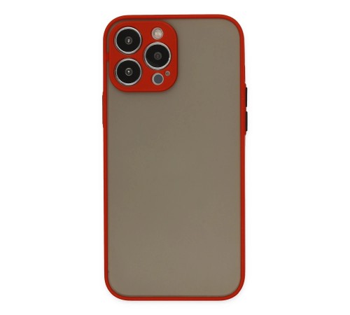 iPhone 14 Pro Kılıf Montreal Silikon Kapak - Kırmızı iPhone 14 Pro Kılıf Montreal Silikon Kapak - Kırmızı