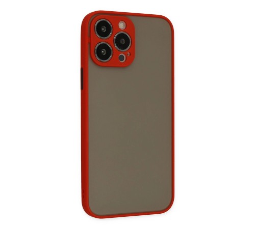iPhone 14 Pro Kılıf Montreal Silikon Kapak - Kırmızı iPhone 14 Pro Kılıf Montreal Silikon Kapak - Kırmızı
