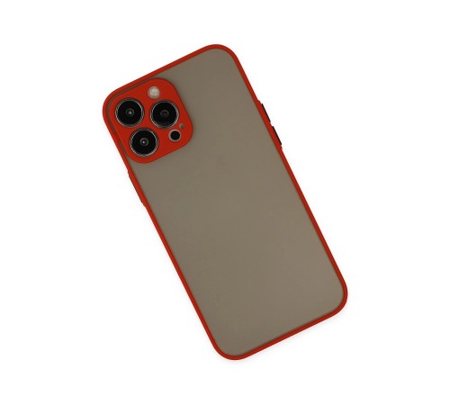 iPhone 14 Pro Kılıf Montreal Silikon Kapak - Kırmızı iPhone 14 Pro Kılıf Montreal Silikon Kapak - Kırmızı