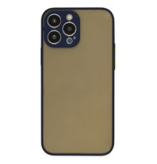iPhone 14 Pro Kılıf Montreal Silikon Kapak - Lacivert