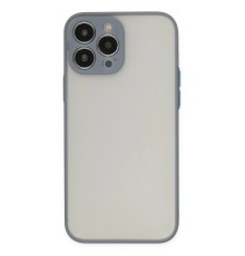 iPhone 14 Pro Kılıf Montreal Silikon Kapak - Gri