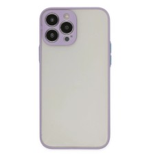 iPhone 14 Pro Kılıf Montreal Silikon Kapak - Mor
