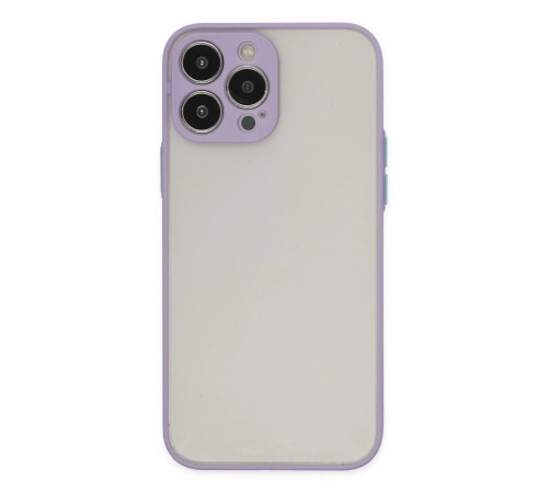 iPhone 14 Pro Max Kılıf Montreal Silikon Kapak - Mor iPhone 14 Pro Max Kılıf Montreal Silikon Kapak - Mor