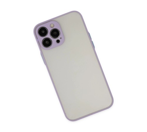 iPhone 14 Pro Max Kılıf Montreal Silikon Kapak - Mor iPhone 14 Pro Max Kılıf Montreal Silikon Kapak - Mor