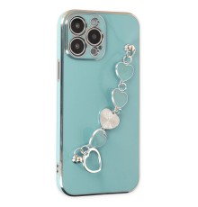 iPhone 13 Pro Kılıf Esila Silikon - Su Yeşili