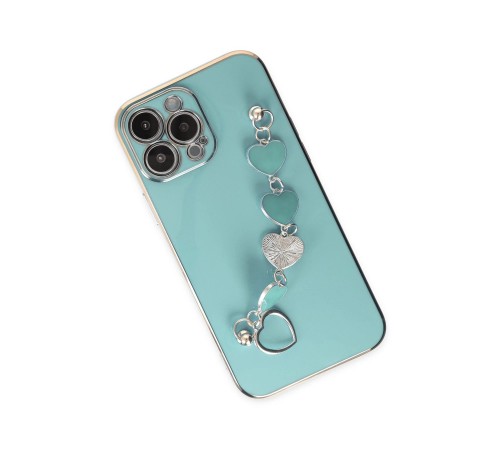 iPhone 13 Pro Kılıf Esila Silikon - Su Yeşili