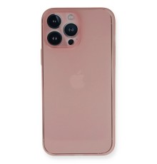 iPhone 14 Pro Kılıf PP Ultra İnce Kapak - Pembe