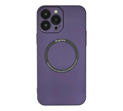 iPhone 14 Pro Kılıf Jack Magneticsafe Lens Silikon - Mor iPhone 14 Pro Kılıf Jack Magneticsafe Lens Silikon - Mor