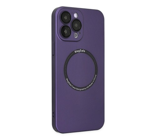 iPhone 14 Pro Kılıf Jack Magneticsafe Lens Silikon - Mor iPhone 14 Pro Kılıf Jack Magneticsafe Lens Silikon - Mor