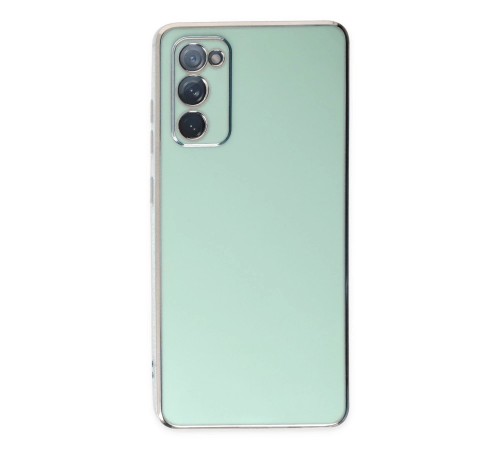 Samsung Galaxy S20 FE Kılıf Volet Silikon - Açık Yeşil Samsung Galaxy S20 FE Kılıf Volet Silikon - Açık Yeşil