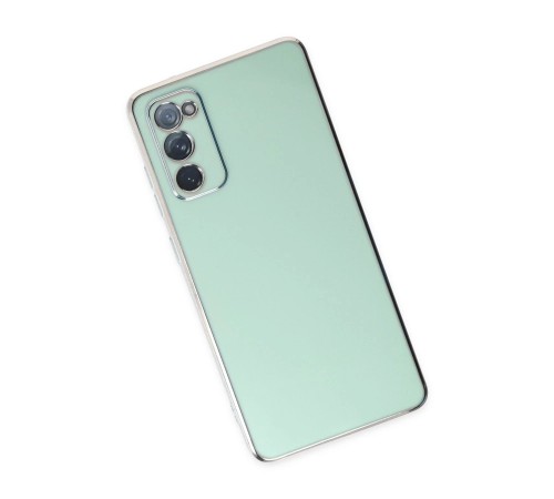 Samsung Galaxy S20 FE Kılıf Volet Silikon - Açık Yeşil Samsung Galaxy S20 FE Kılıf Volet Silikon - Açık Yeşil