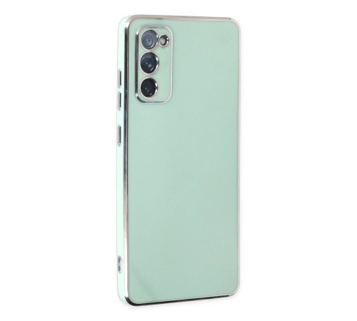 Samsung Galaxy S20 FE Kılıf Volet Silikon - Açık Yeşil Samsung Galaxy S20 FE Kılıf Volet Silikon - Açık Yeşil