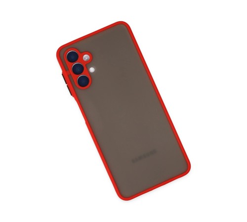 Samsung Galaxy A04S Kılıf Montreal Silikon Kapak - Kırmızı Samsung Galaxy A04S Kılıf Montreal Silikon Kapak - Kırmızı